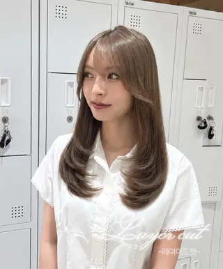 ロング 韓国ヘア🇰🇷🤍 Ruri루리🫧のヘアスタイル