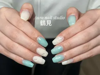 ネイル Aura nail 🍐💫のネイルデザイン
