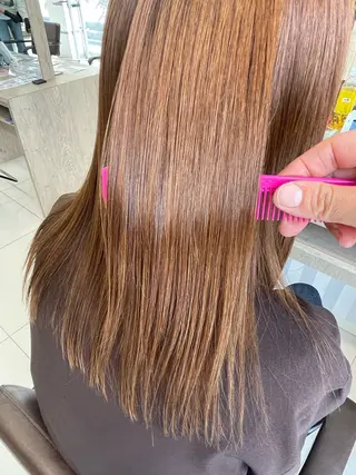 ロング パーマ 鶴岡で縮毛矯正なら お任せ！ハヤシナオミのヘアスタイル