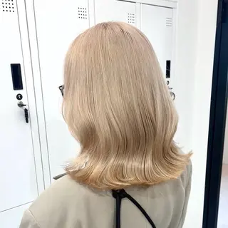 ミディアム ✧ハイトーン/カラー モデル募集/ユメリ✧のヘアスタイル