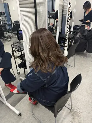 ミディアム カラー chino /艶カラー🤍のヘアスタイル