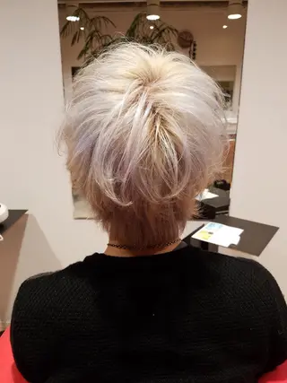 ショート カラー メンズ 田中 光のヘアスタイル