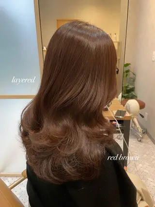 ロング カラー パーマ ヘアアレンジ NANA/trend style🕊🍑のヘアスタイル