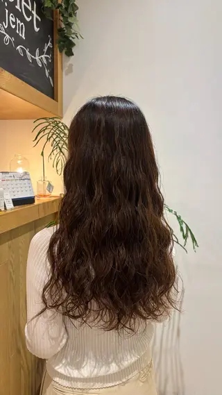 セミロング パーマ 🫧🦋美髪矯正/パ ーマ🦋🫧わかなのヘアスタイル