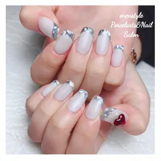 ミディアム ネイル 🐾enen style 🐾のネイルデザイン