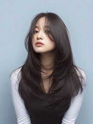 ロング 絶対綺麗な暖色カラー 🎯あります✨増渕✨のヘアスタイル