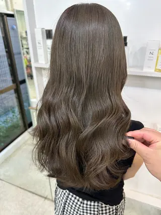 ロング カラー 髪質改善/レイヤー ストウシンゴのヘアスタイル