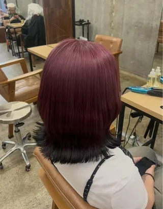 カラー ブリーチカラー×艶 🍨mihoのヘアスタイル
