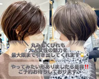 ショート カラー 🍀表参道× 大人ショート🍀荒砂のヘアスタイル