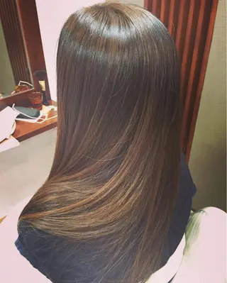 ロング 菊池 邦之のヘアスタイル