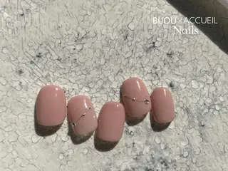 ネイル ビジューバイアクイユ ネイルズ 東中野店のネイルデザイン