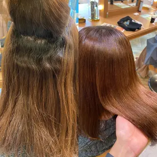 ショート 縮毛矯正/レイヤー taiga🧡のヘアスタイル