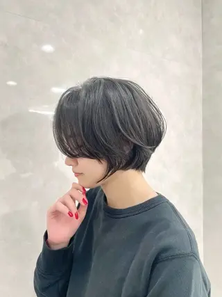 ショート ショート/似合わせ/ 透明感カラー古市唯人のヘアスタイル