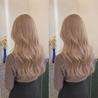 ロング カラー カラー特化/ブリーチ 梅田中崎町/あかりのヘアスタイル