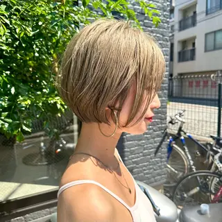 ショート 縮毛矯正/レイヤー taiga🧡のヘアスタイル