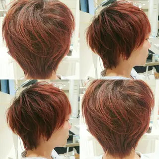 ショート ヨシザワ ユウトのヘアスタイル