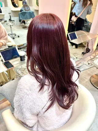 ロング カラー 髪質改善/透明感 カラー/吉田光佑のヘアスタイル