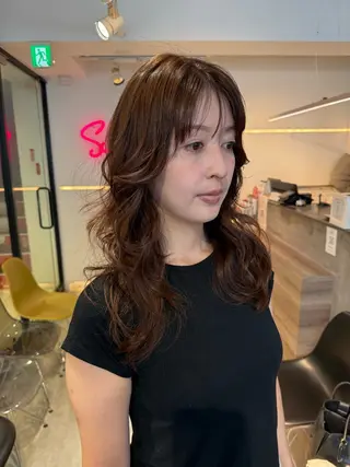 ロング パーマ 似合わせ特化❤️ カット/パーマ/梅田のヘアスタイル