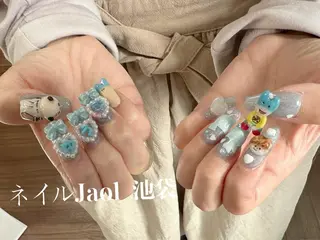 セミロング ネイルJaol 池袋のネイルデザイン