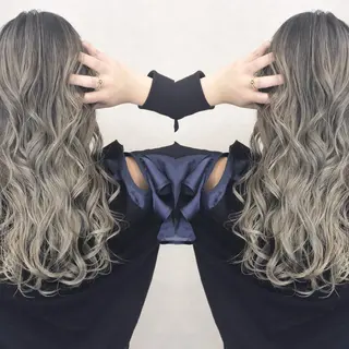 ロング TATSUYA アートディレクターのヘアスタイル