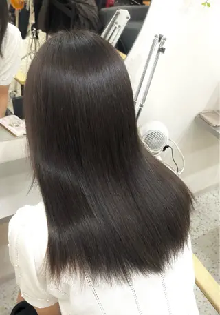 セミロング カラー 🧣艶カラー・ヘア セット Chie🧸のヘアスタイル