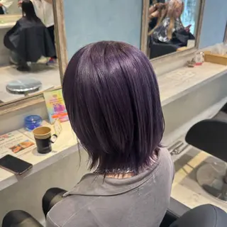 ミディアム カラー 🦋ブリーチ/カラー 専門AYA💖のヘアスタイル
