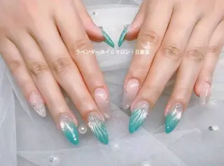 ネイル ラベンダー💖日暮里 ルル💖ネイルのネイルデザイン