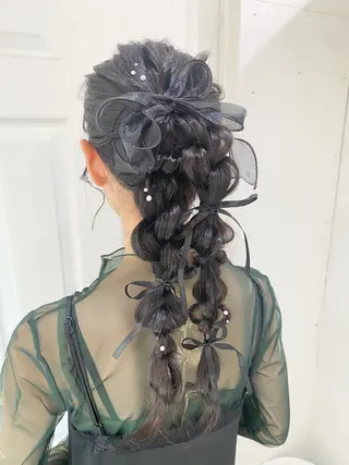 ヘアアレンジ uros.中目黒 moekaのヘアスタイル