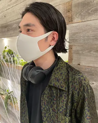 ミディアム メンズ 村上雅人 ナチュラルモードのヘアスタイル