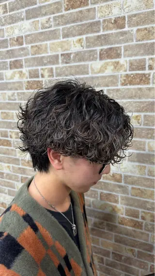 パーマ メンズ メンズパーマ特化 店長望月謙二郎のヘアスタイル