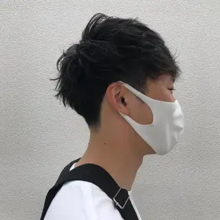 ショート メンズ もりたみかこ 美容師お休み中のヘアスタイル