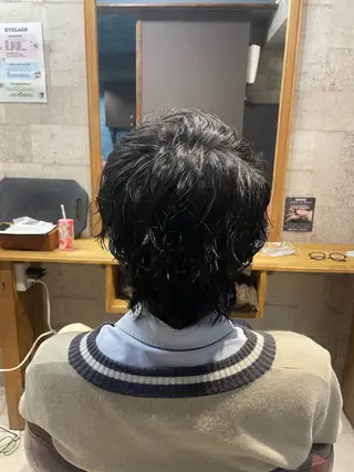 ショート パーマ メンズ メンズパーマ屋さん /yuki☃️💭のヘアスタイル