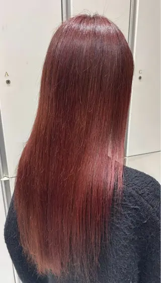 ロング カラー boss 紗羽のヘアスタイル