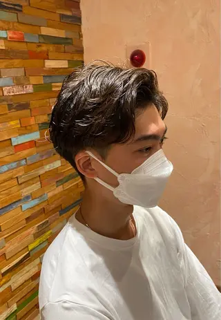 ショート パーマ メンズ MORISHITA HARUKAのヘアスタイル