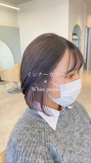 ショート カラー 🫧ペール系カラー /デザイン秀喜🫧のヘアスタイル