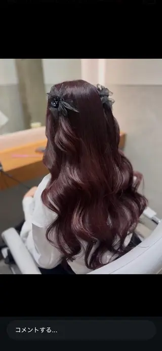 ロング 🖤韓国系🇰🇷カ ラーkokona🖤のヘアスタイル