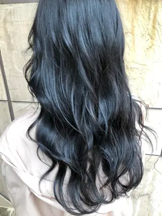 ロング カラー ヘアアレンジ 髪質改善 MAKIのヘアスタイル