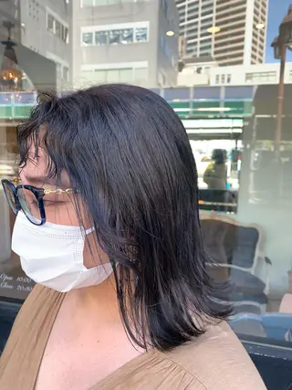 セミロング カラー Takahashi Yuriのヘアスタイル
