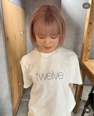 ミディアム カラー 三宮/似合わせカラー 🌺咲佳のヘアスタイル