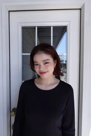 ミディアム アオキ サキ💫のヘアスタイル