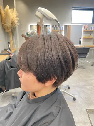 ショート カラー 我舞谷 将人のヘアスタイル