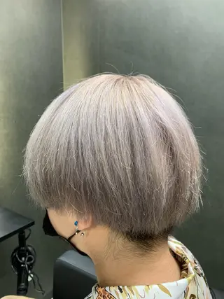 ショート カラー bateau よしきのヘアスタイル