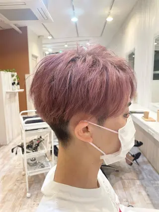 カラー メンズ ☘️当日OK☘️ 鍋島直大のヘアスタイル