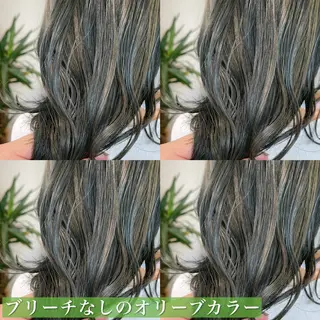 ミディアム カラー navile原宿 yumaのヘアスタイル