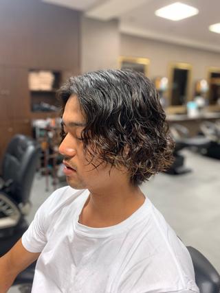 メンズ 田中大 パーマ/メンズカットのヘアスタイル