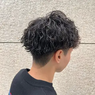 パーマ メンズ 🐾 脱白髪染め 篠崎🐾のヘアスタイル