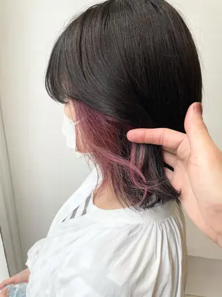 カラー 【店長】インナー指名 No.1戸塚優思のヘアスタイル
