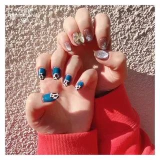 ミディアム ネイル 🐾enen style 🐾のネイルデザイン