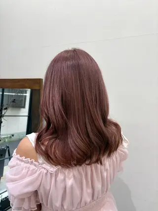 ミディアム カラー momo / カラー、カットモデルのヘアスタイル