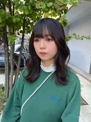 ミディアム カラー 💎透明感カラー特化 💎TAISEIのヘアスタイル